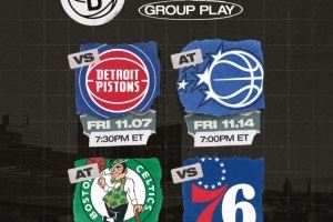 篮网晒NBA杯赛程：11月将先后对阵活塞、魔术、凯尔特人、76人